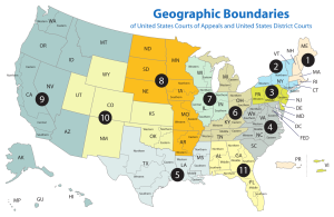 American Company Subjected to Cyber-Security Attacks After Appealing Court Ruling Dismissing Republic of Mozambique to Ninth Circuit Court of Appeals 1 2000px-US_Court_of_Appeals_and_District_Court_map.svg