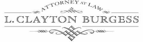 Suit Filed Against Crowley Police Department Alleges Police Action by Uncommissioned Officers 1 L. Clayton Burgess Attorney at Law logo with decorative scrollwork and geometric emblem