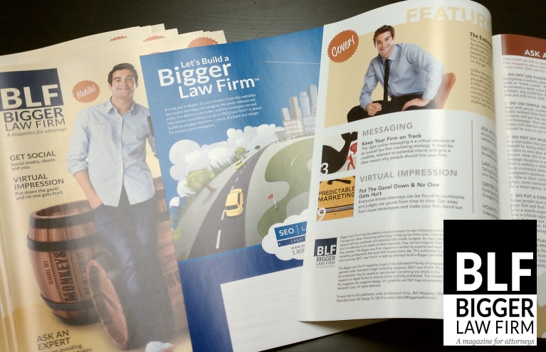 Bigger Law Firm Talks About the Technologically Evolving Lawyer in November Issue 3 Blf November 2011 Spread