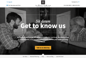 The Hale Law Firm's New Website Won a Centauri Vega Award