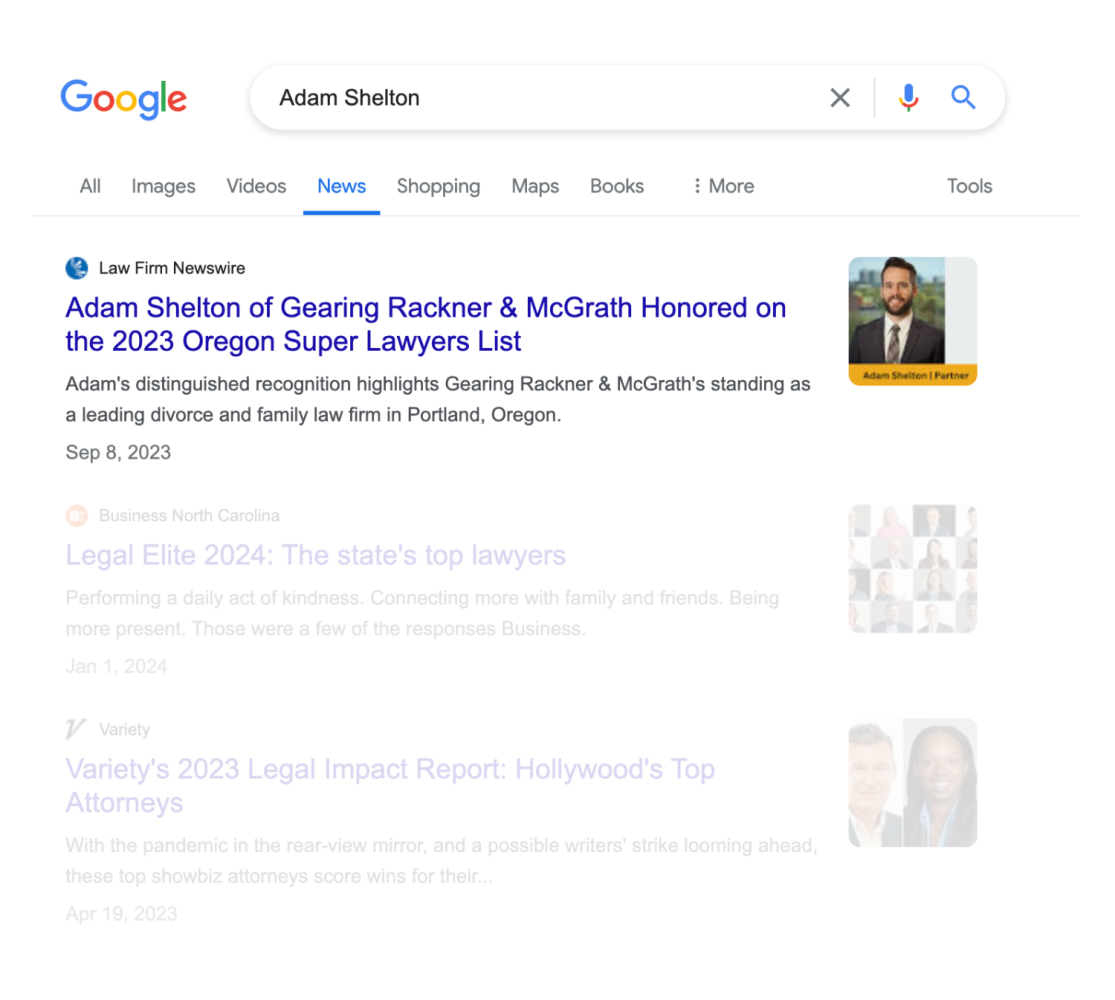 Super Lawyer Press Release