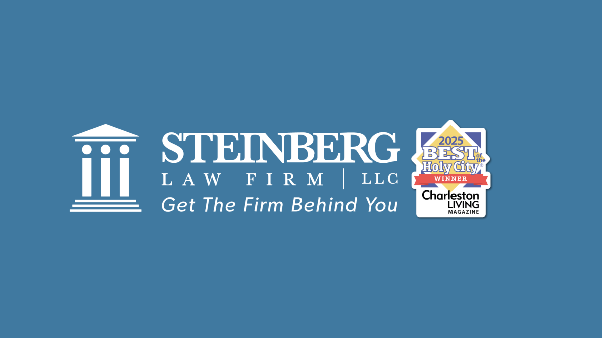 Steinberg Law Firm - Best Personal Injury Attorney - Charleston Living Magazine's 2025 Best of the Holy City Awards