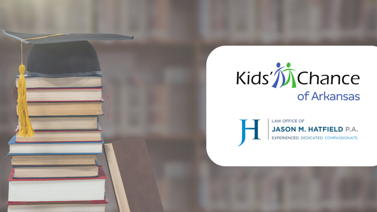 Law Office of Jason M. Hatfield supporting Kids' Chance of Arkansas scholarship